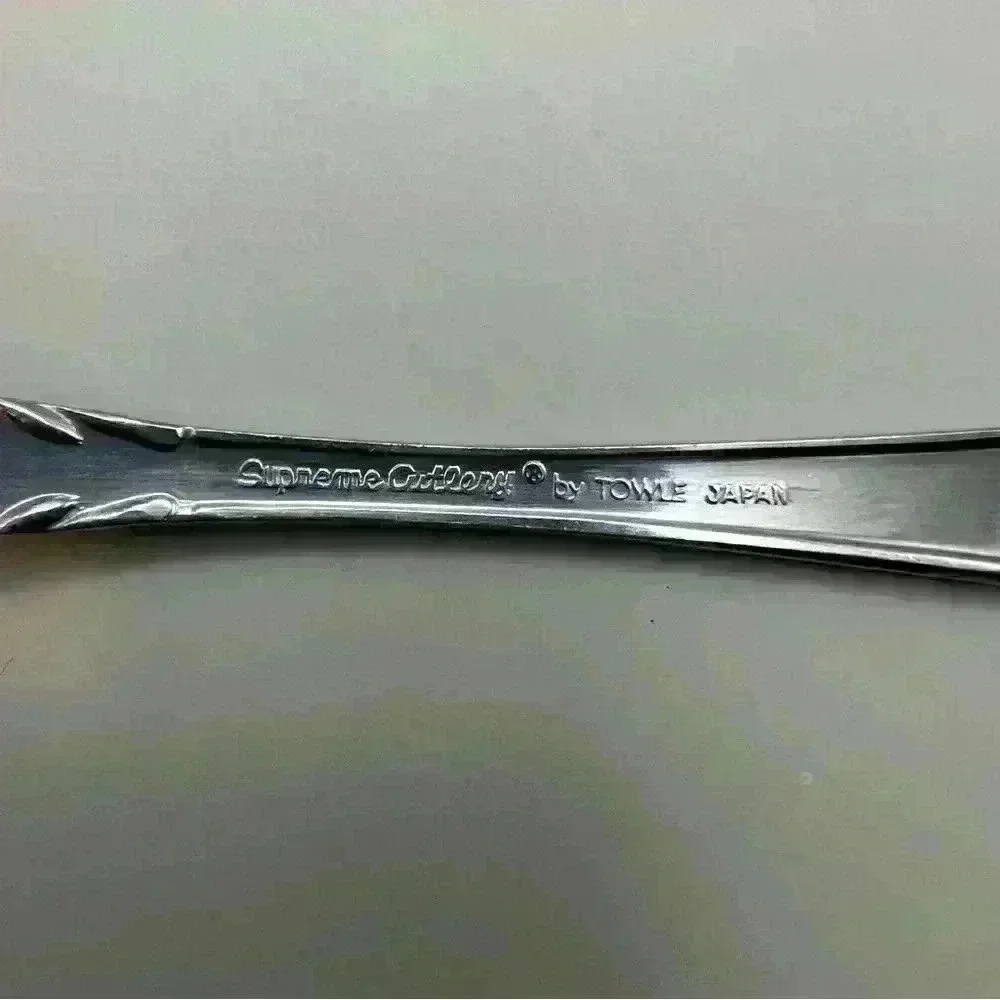 Set Of 3 Towle Supreme Cutlery 5.5” Winter Rose Cocktail/Seafood Fork Stainless